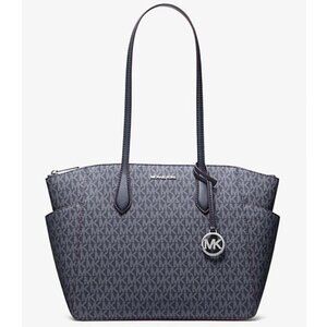Michael Kors Marilyn Medium Top Zip Shoulder Tote Bag MK Admiral